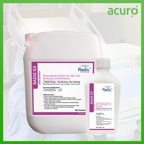 GLUTARALDEHYDE BASE DISINFECTANT WITH ACTIVATOR