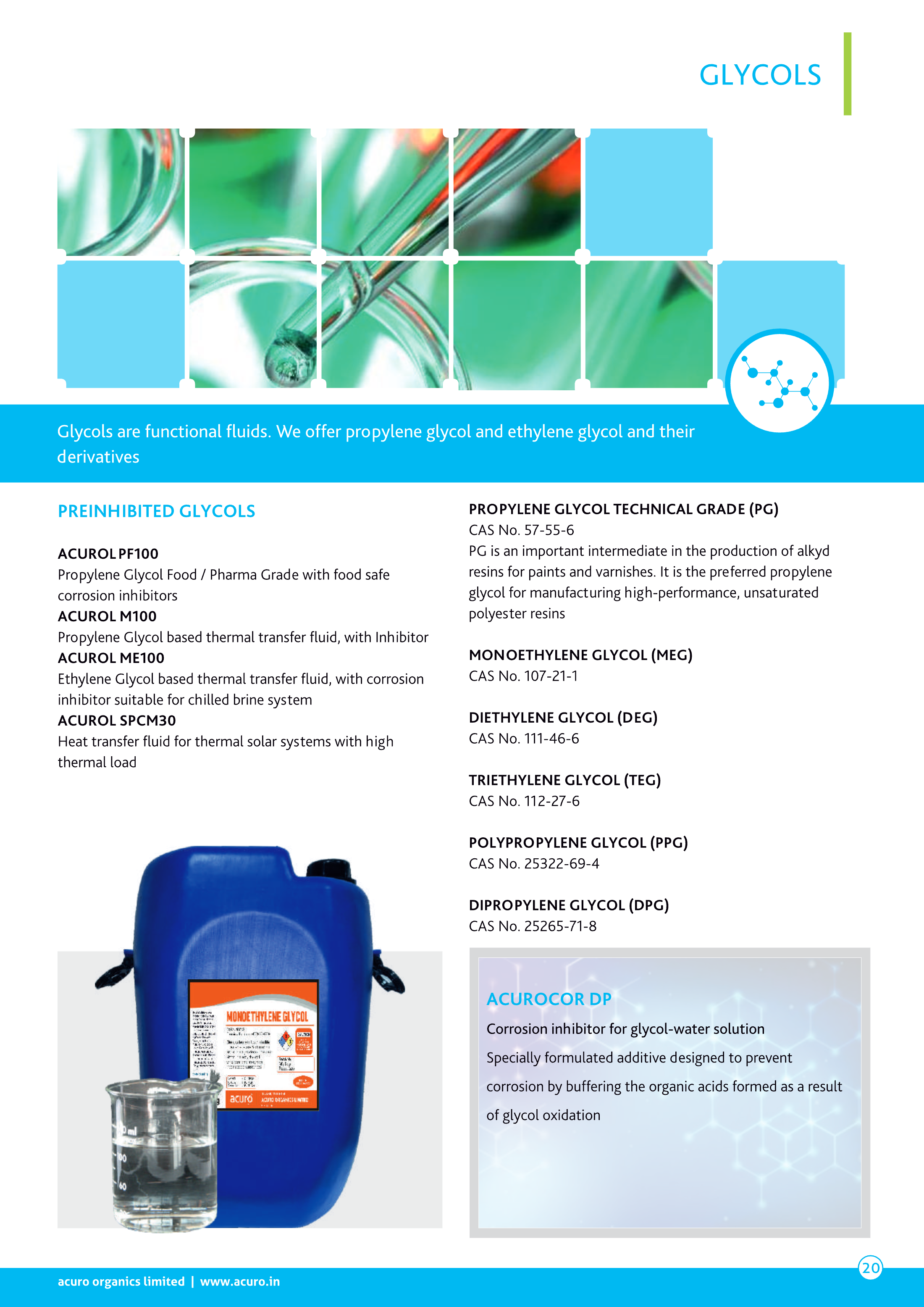 Acuro Organics Limited - Product Profile